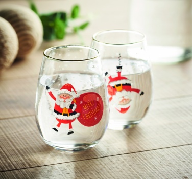 Logotrade promotional items photo of: Set of 2 Christmas glasses